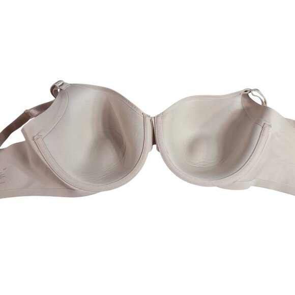 Olga No Side Effects Contour Underwire Bra Tan Nude 40C Adj Seamless Cup Molded - Picture 7 of 11